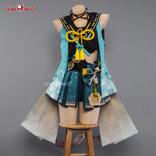 Load image into Gallery viewer, Only L XL XXL XXXL UWOWO Kirara Cosplay Game Genshin Impact Cosplay Costume with Cat Tail Ears Foots Inazuma Dress Girl Outfit
