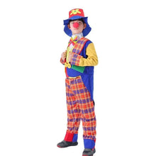 Load image into Gallery viewer, 39BD Child Clown Cosplay Costume Including Coat Shirt Pants Clown Hat Clown Necktie
