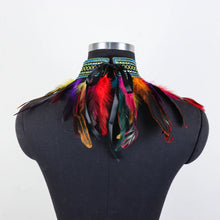 Load image into Gallery viewer, Cosplay Costume Additions Featuring, Gothic Faux Feather-For Carnivals, Party Costume, And Runway Shows
