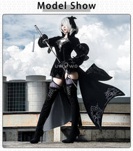 Load image into Gallery viewer, IN STOCK UWOWO Nierr: Automataa 2B Reincarnationn Alternatee Battler Outfit Cosplay Costume Dress Halloween Costumes
