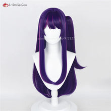 Load image into Gallery viewer, High Quality Hoshino Ai Cosplay Wig Anime Cosplay 80cm Purple Highlight Rose Pink Wig With Headwear Heat Resistant Hair Party
