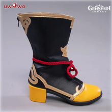Load image into Gallery viewer, UWOWO Game Genshin Impact Xiangling Exquisite Delicacy Cosplay Cuisine Shoes Customize  Boots
