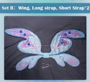 IN STOCK UWOWO Bloomm S4 Anime Cosplay Costume Big Fairy Wings Cosplay Princes Costume Outfit Butterfly Halloween Costumes
