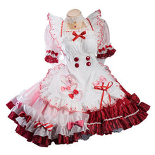 Load image into Gallery viewer, IN STOCK UWOWO Game Arknights Goldenglow Susie Party in the Garden Cosplay Costume with Bow Maid dress Pink Halloween costume
