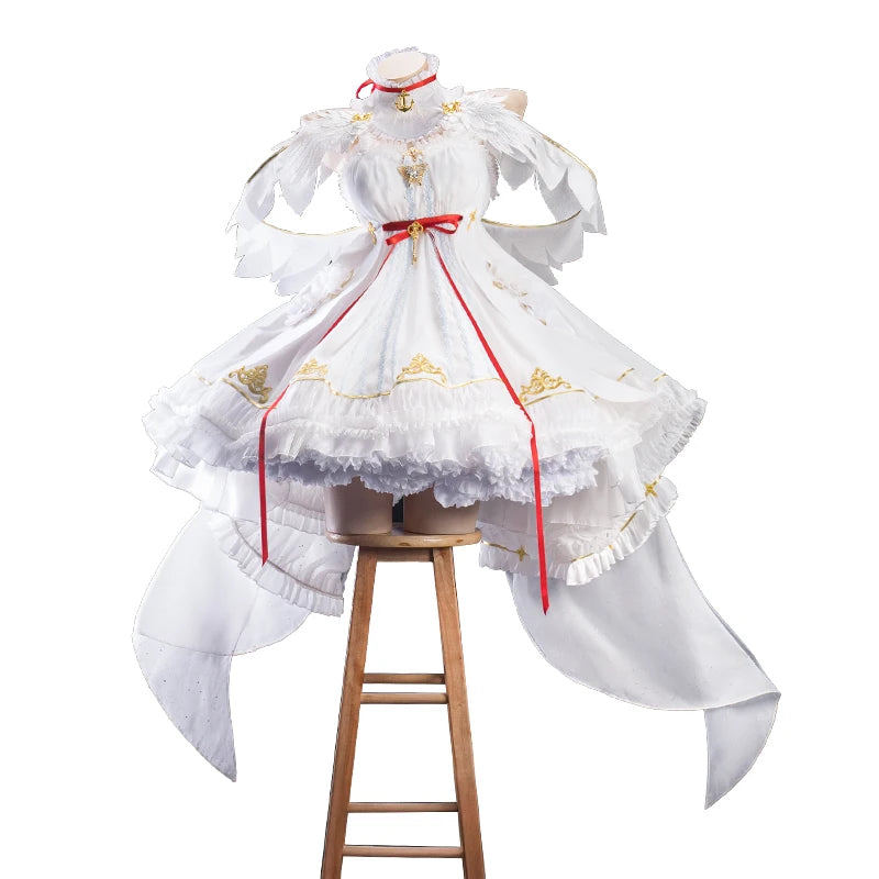IN STOCK UWOWO Januss Cosplay Game Azurr Lanee Januss Dress Cosplay Costume Halloween Costume