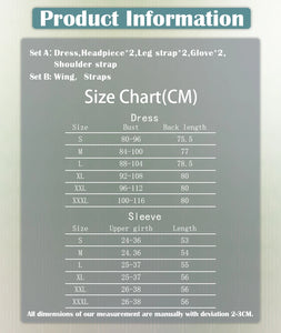 IN STOCK UWOWO Bloomm Anime Cosplay Costume Big Fairy Wings Cosplay Princes Costume Outfit Butterfly Halloween Costumes