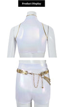 Load image into Gallery viewer, UWOWO Rumi Cosplay Collab Series: Kpop Huntrix Rumi White Holographic Performance Cosplay Costume XS-3XL Halloween Costume
