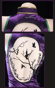 IN STOCK UWOWO C.C. Cosplay Codee Geasss: C.C. CC Purple Cheongsam Cosplay Costume Purple Dress Halloween Costume