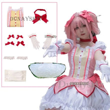 Load image into Gallery viewer, Cosplay Anime Kaname Madoka Cosplay Costume Magica Kaname Dress Wig Kaname Madoka Party Dress Outfits
