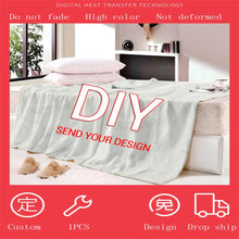 Load image into Gallery viewer, Neon Turtle Pattern Flannel Throw Blanket - Soft Non-Woven, 100% Polyester, Digital Print, All-Season Reversible Comfort, Contem
