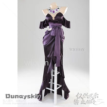 Load image into Gallery viewer, Anime Overlord Season 4 Cosplay Albedo Costume Sexy Up Slim Dress Necklace Lolita Party Uniform Halloween Christmas Carnival Wig

