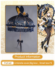 Load image into Gallery viewer, LAST BATCH UWOWO Exclusive Genshin Impact Fanart Navia Bunny Suit Cosplay  With Umbrella Cover Accessories Prop
