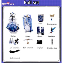 Load image into Gallery viewer, UWOWO Skirk Cosplay Collab Series: Genshin Imapct Skirk Cosplay Costume XS-3XL Halloween Costume

