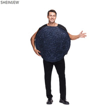 Load image into Gallery viewer, Halloween Funny Cocoa Sandwich Cookies Cosplay Costumes Food Role-play Fancy Dress Carnival Party Bar Stage Performance Dress Up
