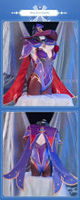 Load image into Gallery viewer, Anime Game Genshin Impact Mona Cosplay Costumes Jumpsuit Halloween Costume for Women Carnival Party Sexy Uniform Wig Clothing
