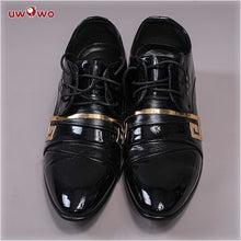 Load image into Gallery viewer, In Stock UWOWO Zhongli Cosplay Shoes Game Genshin Impact Geo Archon Morax Footwear Boots
