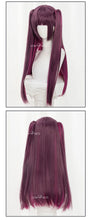 Load image into Gallery viewer, UWOWO Mikari Tachibanaa Wig 2.5 Dimensionall Seduction Niteng0o Jigen no Ririsaa Cosplay Wig Purple Long Hair With Ponytail
