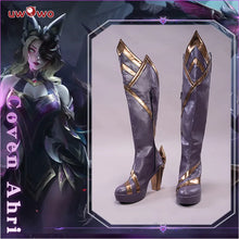 Load image into Gallery viewer, In Stock UWOWO League of Legends/LOL Coven Ahri Cosplay Shoes Women Footwear High Boots Halloween Cosplay Footwear Boots
