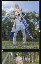 Load image into Gallery viewer, LAST BATCH UWOWO Traveler Lumine Cosplay Costume Game Genshin Impact Female Lumine Dress Full Set Oufits with Shinning Lights
