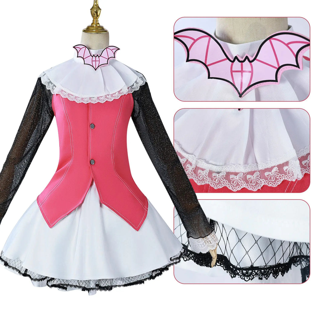 Draculaura Cosplay Costume Lolita Cos Monster girl Halloween Carnival Party Suit