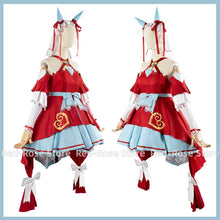 Load image into Gallery viewer, Anime Game Umamusume: Pretty Derby Still in Love Cosplay Costume Wig Red Princess Dress Lolita Woman Sexy Lovely Christmas Suit
