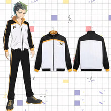 Load image into Gallery viewer, Subaru Natsuki Cosplay Costume Sportswear Re:Zero kara Hajimeru Isekai Seikatsu Jacket Pants Suit Black White Tracksuit Uniform
