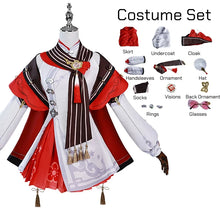 Load image into Gallery viewer, Hutao Cosplay Costume Game Genshin Impact New Skin Cherries Snow-Laden  Hutao Cosplay Costume Plus Size
