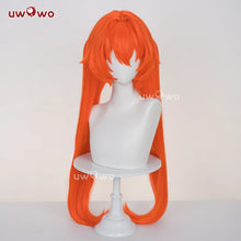 Load image into Gallery viewer, UWOWO Orphie Wig Game Zenless Zone Zero ZZZ Orphie Cosplay Wig Orphie &quot;Magus&quot; Magnusson Wig Orange Hair Long Hair Halloween Wig
