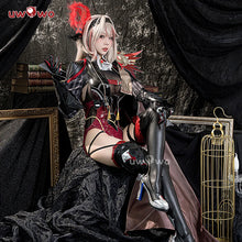 Load image into Gallery viewer, In Stock UWOWO Exclusive Succubus Eula Cosplay Genshin Impact Cosplay Succubus Ver. Halloween Costumes Size S-3XL Game Outfit
