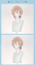 Load image into Gallery viewer, UWOWO Dahlia Wig Game Genshin impact Dahlia Cosplay Wig Short Pink Hair Halloween Wig
