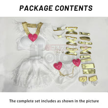 Load image into Gallery viewer, HOLOUN Panty &amp; Stocking with Garterbelt Anime Panty Anarchy Cosplay Costume Wig Top Skirt  Cos Convention Daily Wear Halloween
