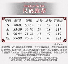 Load image into Gallery viewer, Anime Krul Tepes Cosplay Costume Comic Con Seraph Of The End Cosplay Dresses Krul Tepes Gorgeous Wig Party Halloween For Women
