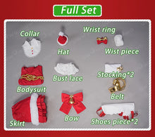 Load image into Gallery viewer, IN STOCK UWOWO Mikku Cosplay Christmas Outfit 2023 Cosplay Costume Red Dress Cute Role Play
