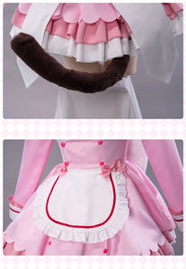 IN STOCK UWOWO Chocola Cosplay Maid Dress Vol.4 Costume Chocolaa/Vanillaa Cute Pink Dress Women Outfits Halloween Costumes