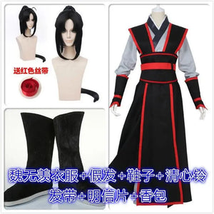 Grandmaster Of Demonic Cultivation Wei Wuxian Yi Ling Jiang Cheng Jiang Yan Li Lan Wangji Cospaly Costume Han Fu Halloween