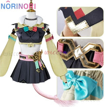 Load image into Gallery viewer, Varesa Cosplay Game Genshin Impact Varesa Cosplay Wig Horn Accessory Uniform New Dress Suit Anime Shoes Carnival Party Outfit
