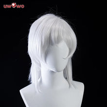 Load image into Gallery viewer, UWOWO Nierr Reincarnationn 10H YoRHa Sentinel Savior  Cosplay Wig White Short 35CM Wig
