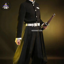Load image into Gallery viewer, Demon Slayer Anime Kochou Shinobu Cosplay Costume Kisatsutai Women Japanese Haori Uniform Wig Halloween Party Comic Con Outfit

