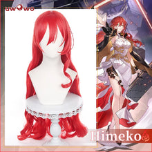 Load image into Gallery viewer, IN STOCK UWOWO Honkai: Star Rail Himeko Cosplay Wig Himeko Costume Starward Explorer HSR Dress Cosplay Wig Long Hair Halloween
