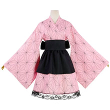 Load image into Gallery viewer, Demon Slayer Anime Inosuke Kamado Nezuko Cosplay Costume Kochou Shinobu Halloween Maid Dress Outfit For Women
