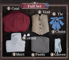 Load image into Gallery viewer, UWOWO Identity V Cosplay Collab Series: Game Identity V The &quot;Composer&quot; Cosplay Costume Role Play Halloween Costumes
