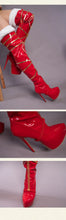 Load image into Gallery viewer, Exclusive Authorization UWOWO X Sakiyamama  Fanart Artoria Pendragon Christmas Ver. Cosplay Shoes
