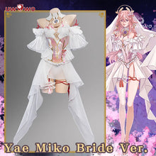 Load image into Gallery viewer, In Stock UWOWO Yae Miko Cosplay Bride Costume Exclusive UwowoxAilish: Genshin Impact Fanart Cosplay Bride Ver. Halloween Costume
