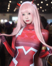 Load image into Gallery viewer, Zero Two Cosplay Costumes Bodysuit Anime Darling in the Franxx 02 Jumpsuit Body suit Wig Women Halloween Party Costume Catsuit
