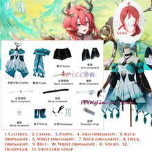 Load image into Gallery viewer, Ciaccona Cosplay Costume Wig Dress 3D Headwear Wuthering Waves Halloween Party for Women Girls Carnival Game Role Play Props
