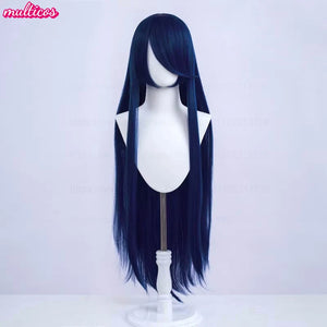 High Quality Anime 100Cm Long Staight Cosplay Wig Black White Red Pink Brown Gold Blue Blonde Purple Heat Resistant Hair Wigs