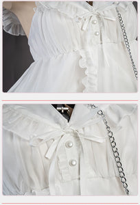 IN STOCK UWOWO Anime Mikku Cosplay Costume White Dress Full Set Mikku Chan Halloween Costumes White Dress Outfit