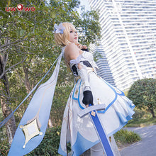 Load image into Gallery viewer, In Stock UWOWO Traveler Lumine Cosplay Costume Game Genshin Impact LED Female Lumine Dress Full Set Oufits with Shinning Lights
