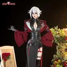 Load image into Gallery viewer, IN STOCK UWOWO Genshin Impact Cosplay Fanart Arlecchino The Knave Music Concert Cosplay Costume Game Costume Halloween Costume
