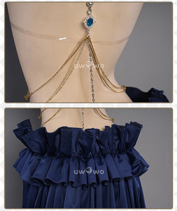 IN STOCK UWOWO C.C. Cosplay Lelouchh Chessboard Party Gown Mahjongg Soul CC Lelouchh Cosplay Costume